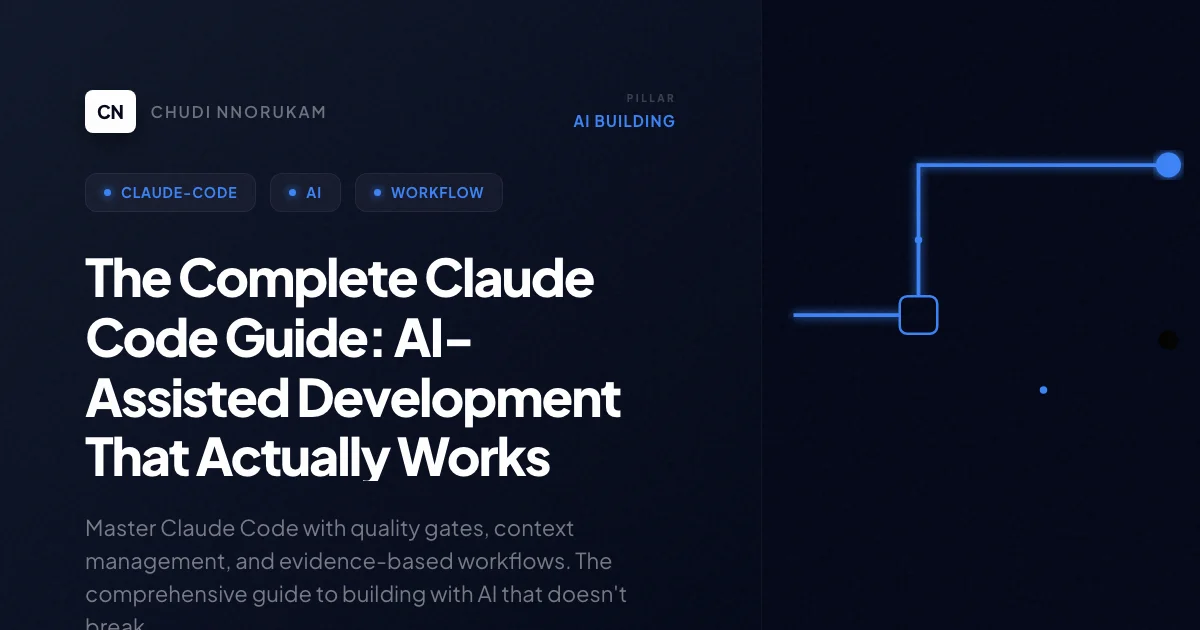 The Complete Claude Code Guide: AI-Assisted Development That Actually Works